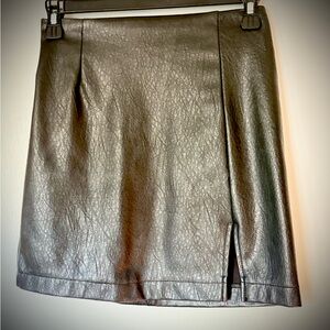 Wild Fable Faux Leather Mini Skirt